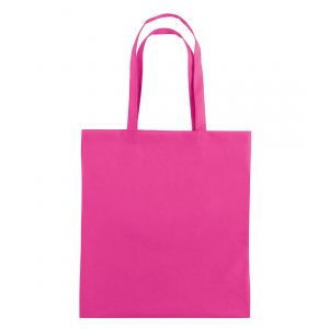 sac shopping en PP non tissé 80 gr/m² rose