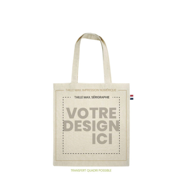 tote bag made in france 230gr marquage