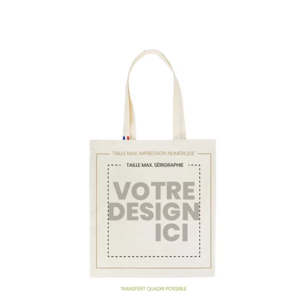 marquage tote bag made in france 150gr