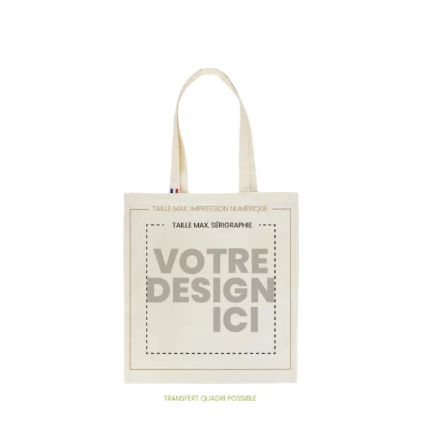 marquage tote bag made in france 240gr